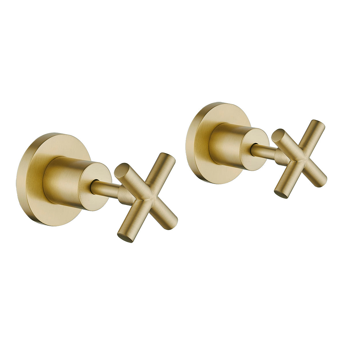 CRW1 (BG) Cross Wall Top Assemblies (Brushed Gold) – Hellycar Brushed Gold Tapware