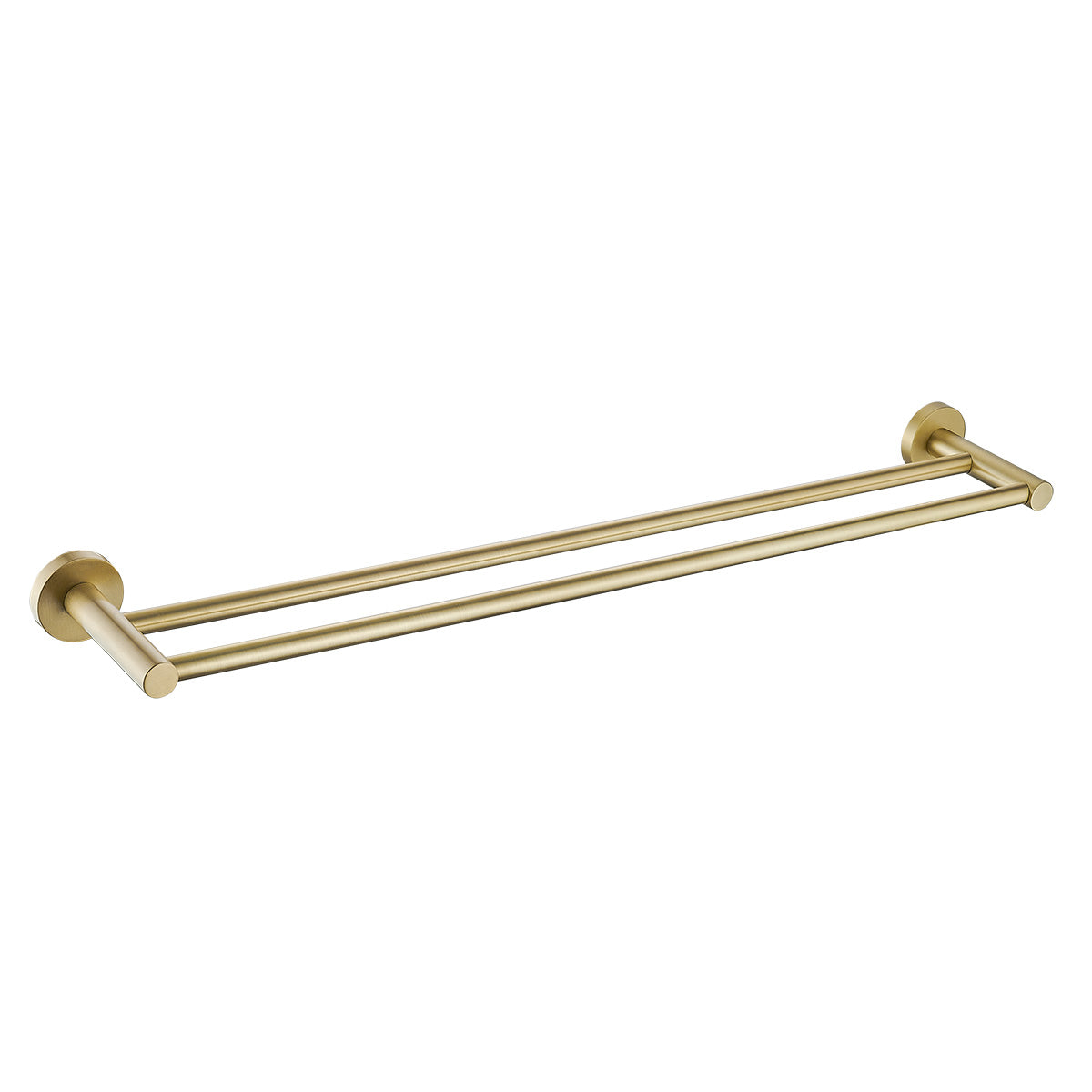 Ideal Double Towel Rail (Brushed Gold) | Brushed Gold Towel Rail