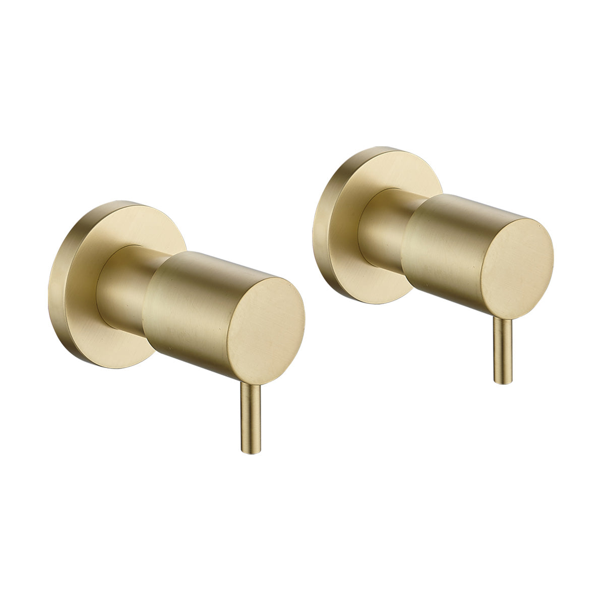 LXW1 (BG) / Luxury Wall Top Assemblies (Brushed Gold) - Hellycar Brushed Gold Quarter Turn Tap