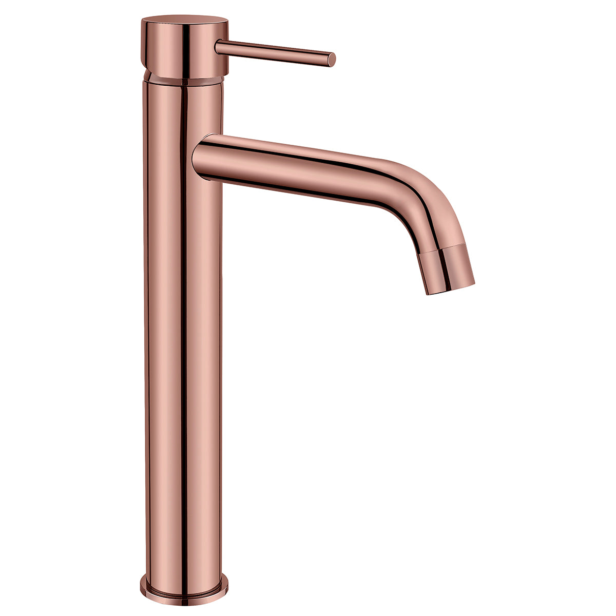 IDB11 (RG) / Ideal High Basin Mixer (Rose Gold) - Hellycar Rose Gold Tall Basin Mixer Tap