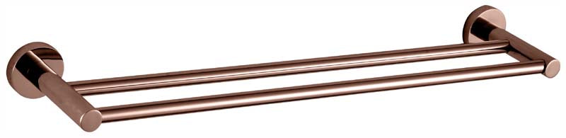 Ideal Double Towel Rail (Rose Gold)