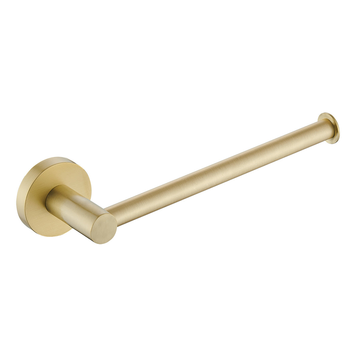 BA853 (BG) / Ideal Hand Towel Rail (Brushed Gold) - Hellycar Circular Design in Brushed Gold and Brass