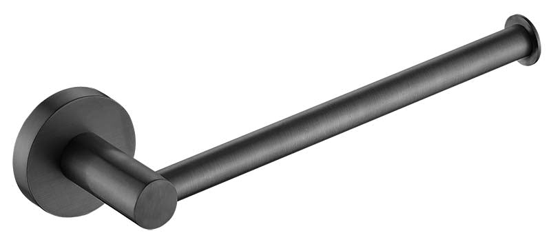 BA853 (BGM) / Ideal Hand Towel Rail (Brushed Gun Metal) - Hellycar Classic Round Design in Brushed Gunmetal