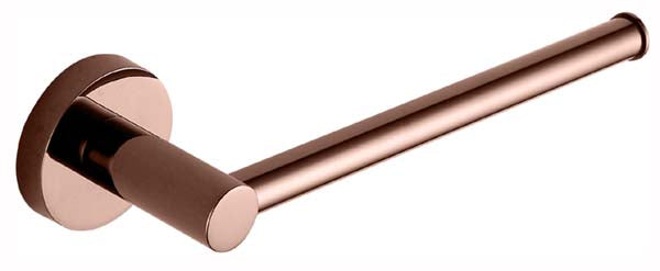 BA853 (RG) / Ideal Hand Towel Rail (Rose Gold) - Hellycar Classic Round Design in Rose Gold