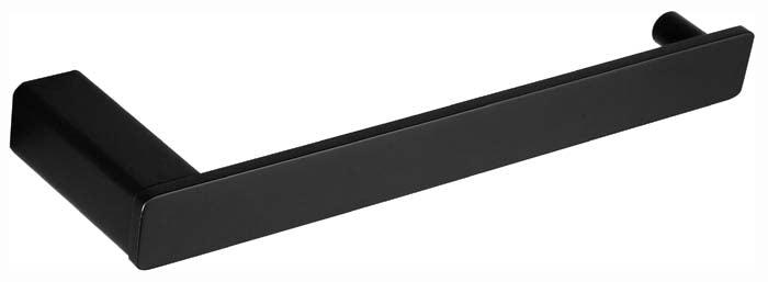 BA863 (B) / Elegant Hand Towel Rail (Black) - Hellycar Black Square Design Hand Towel Rail