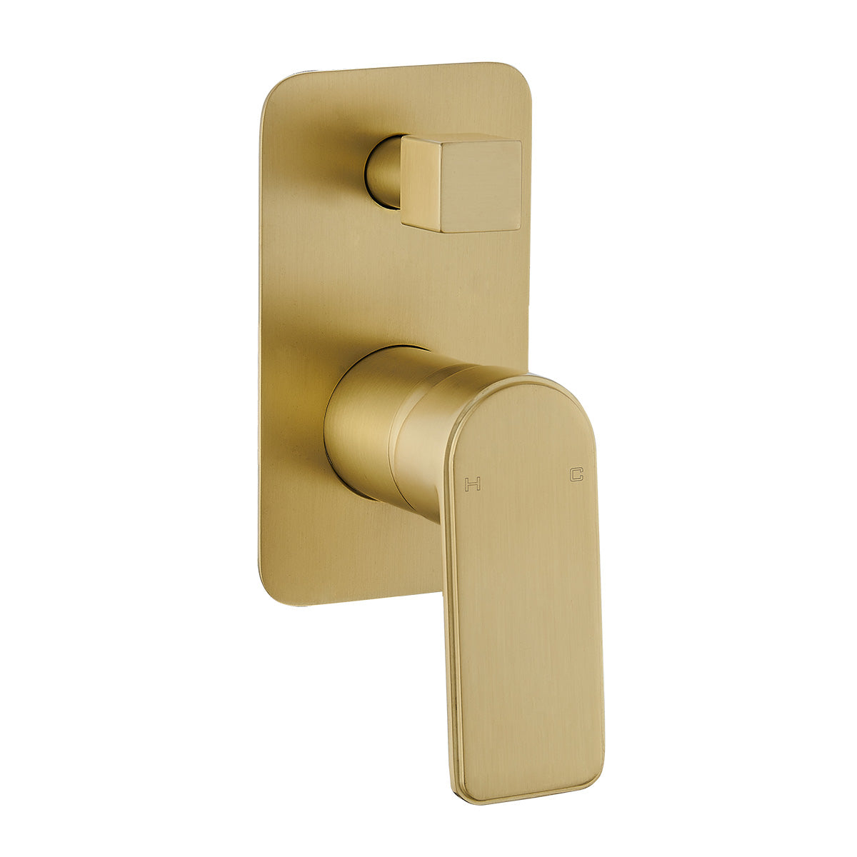 BTWD1 (BG) / Bateau Wall Mixer With Diverter (Brushed Gold)