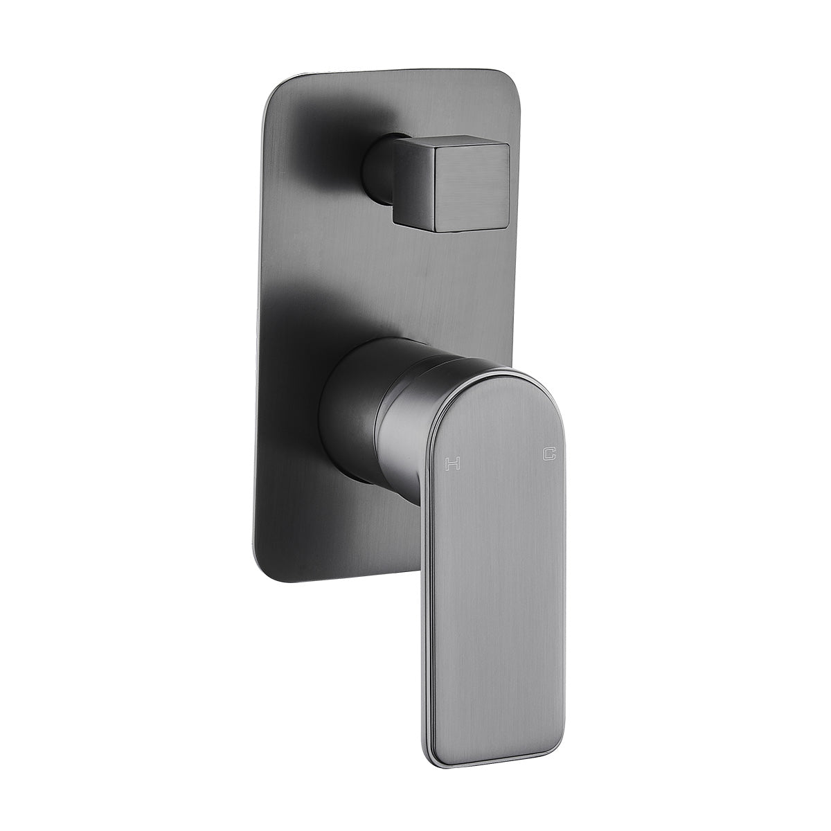 Bateau Wall Mixer With Diverter (Brushed Gun Metal) / BTWD1-LL (BGM ...