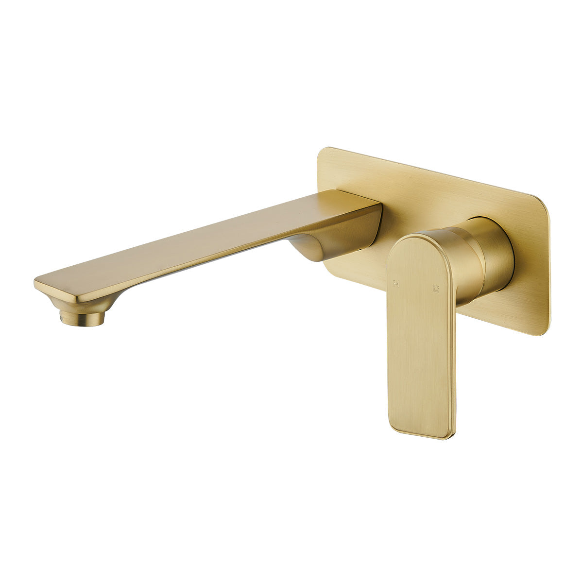 BTWS1 (BG) / Bateau Wall Mixer With Outlet (Brushed Gold)
