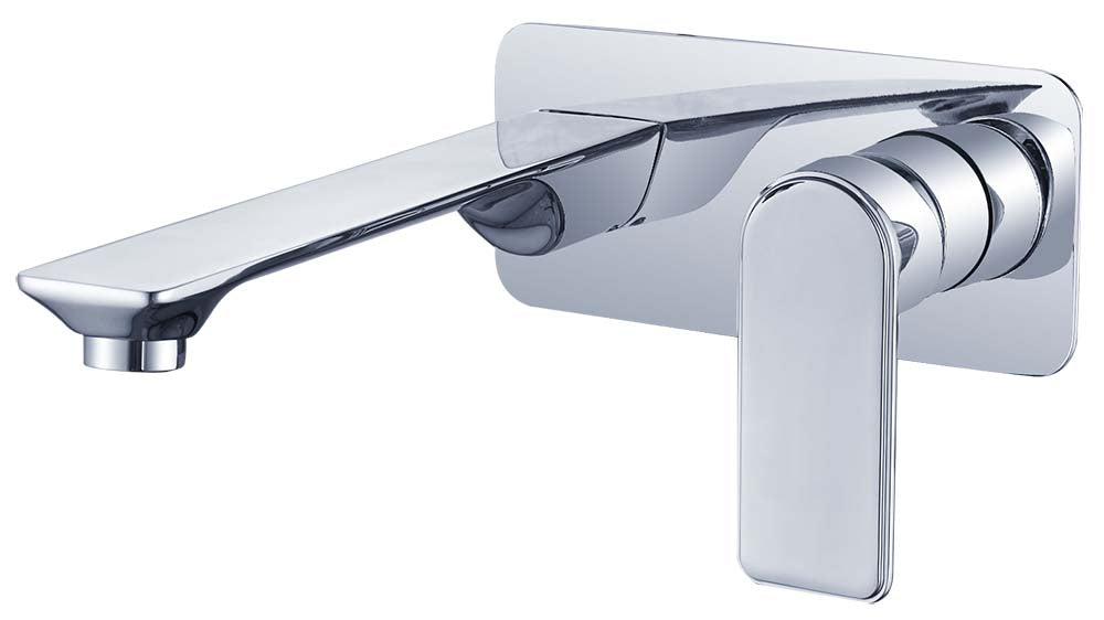 BTWS1 / Bateau Wall Mixer With Outlet - Tapart Wall Mounted Bath Mixer Tap - Wall Mounted Basin Mixer