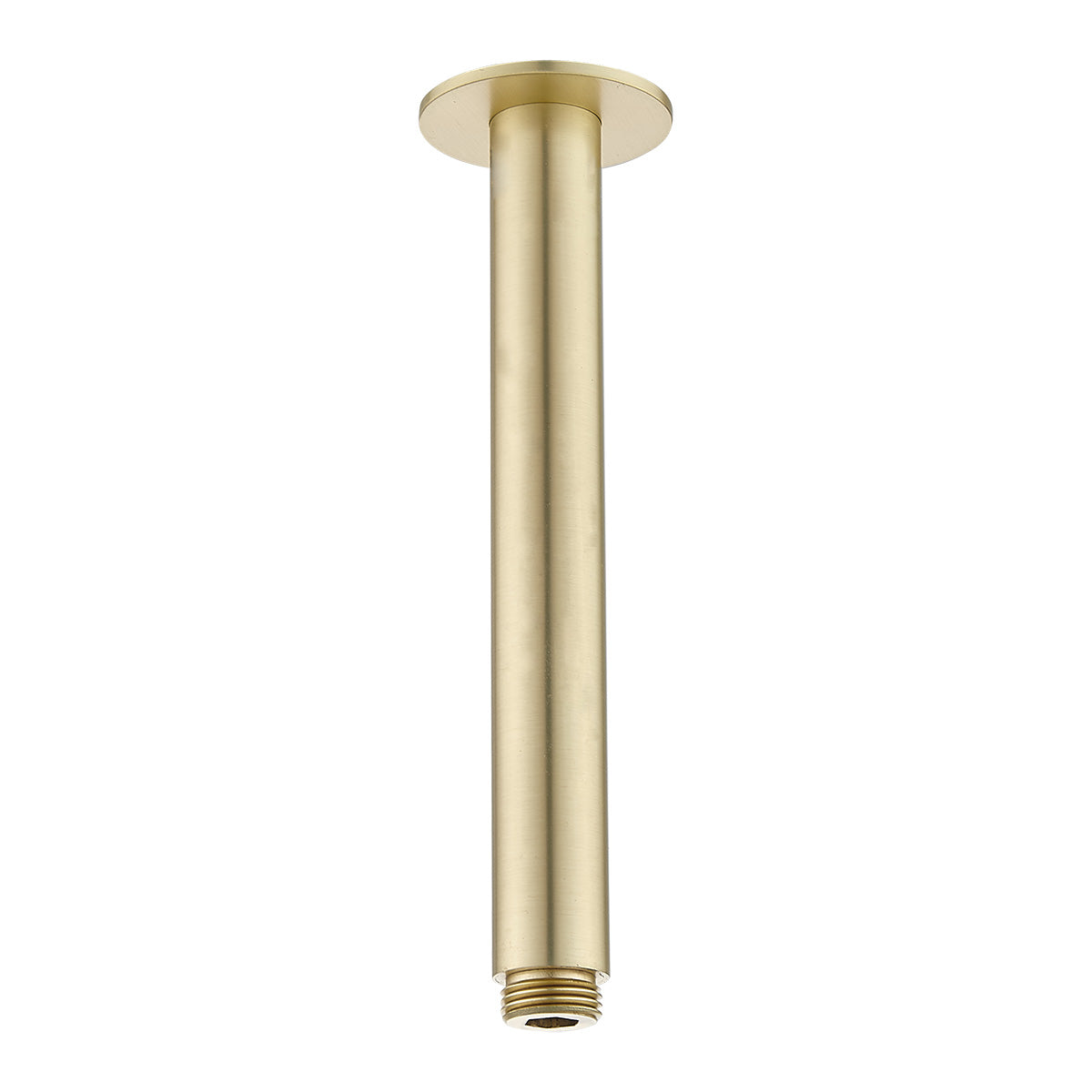 Chris Ceiling Shower Arm (Brushed Gold) - Hellycar Brushed Gold Rain Shower Arm