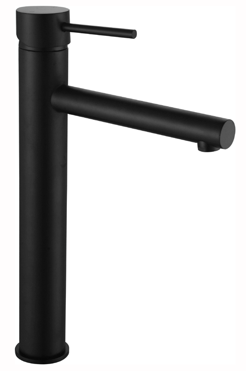 IDB9 (B) / Ideal High Basin Mixer (Black) - Hellycar Black Tall Basin Mixer Tap