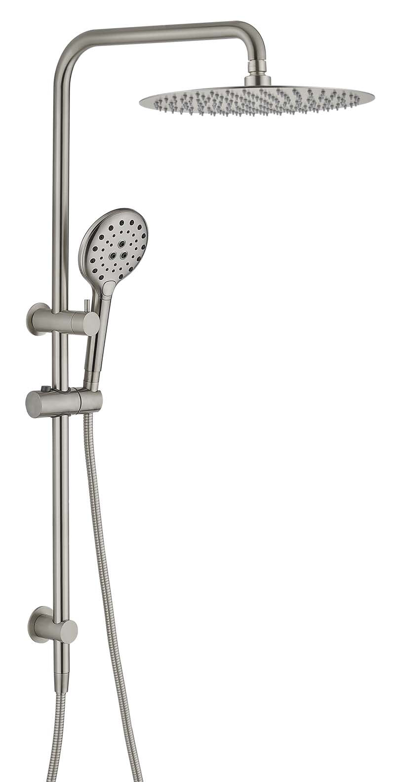 IDSSR1 (BN) / Ideal Shower System With Rail (Brushed Nickel)