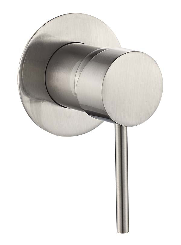 IDW3 (BN) / Ideal Wall Mixer (Brushed Nickel) - Hellycar Brushed Nickel Pin Lever Mixer Tap - Brushed Nickel Tapware