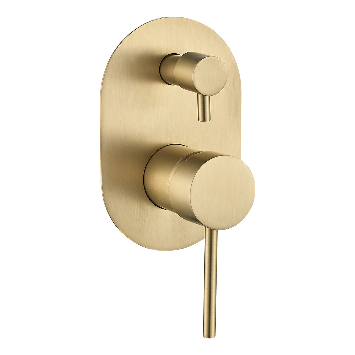 IDWD2 (BG) / Ideal Wall Mixer With Diverter (Brushed Gold) - Hellycar Brushed Gold Shower Mixer With Diverter