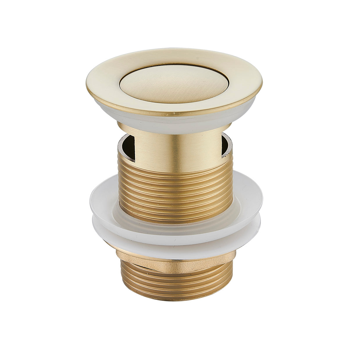 PPW32-2 (BG) / Push Plug Waste With Overflow 32mm (Brushed Gold)