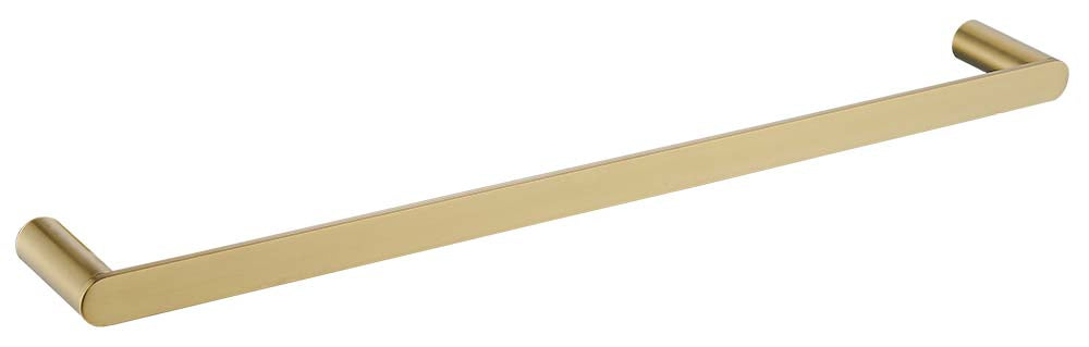 Sleek Single Towel Rail (Brushed Gold) - Tapart Brushed Gold Single Towel Rail - Towel Bar
