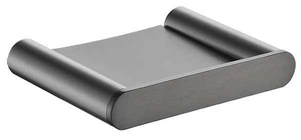 SLBA6 (BGM) / Sleek Soap Dish (Brushed Gun Metal)