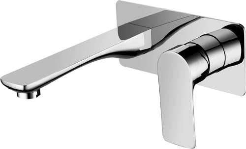 SLWS1 / Sleek Wall Mixer With Outlet - Tapart Wall Basin Mixer - Bath Mixer Tap Wall Mounted 